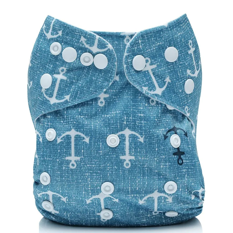 Reusable cloth diaper for baby - washable diapers, suitable for 3-15 kg.