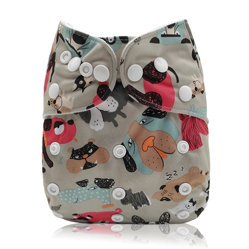 Reusable cloth diaper for baby - washable diapers, suitable for 3-15 kg.