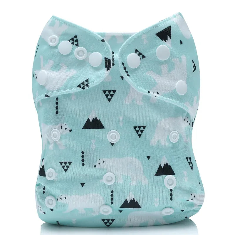 Reusable cloth diaper for baby - washable diapers, suitable for 3-15 kg.