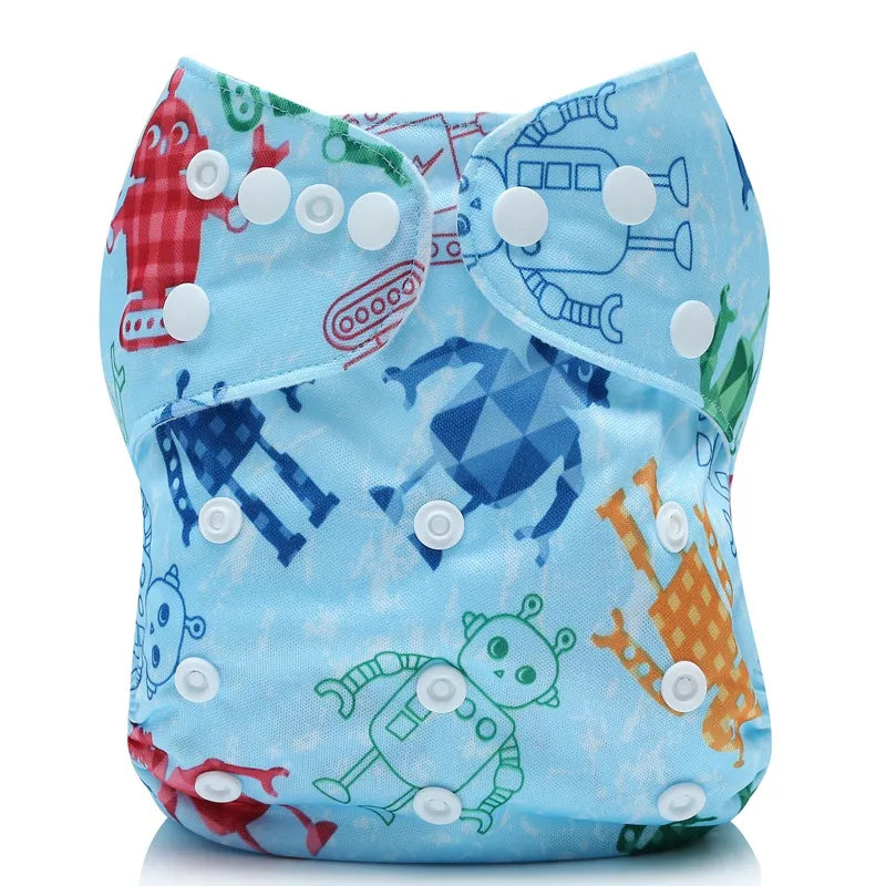 Reusable cloth diaper for baby - washable diapers, suitable for 3-15 kg.