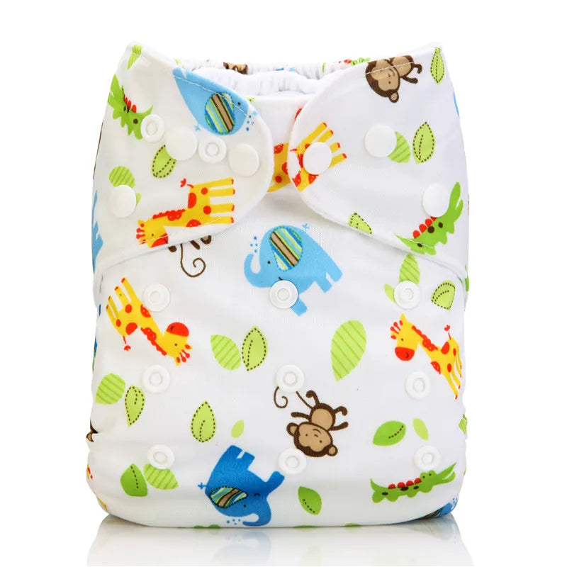 Reusable cloth diaper for baby - washable diapers, suitable for 3-15 kg.