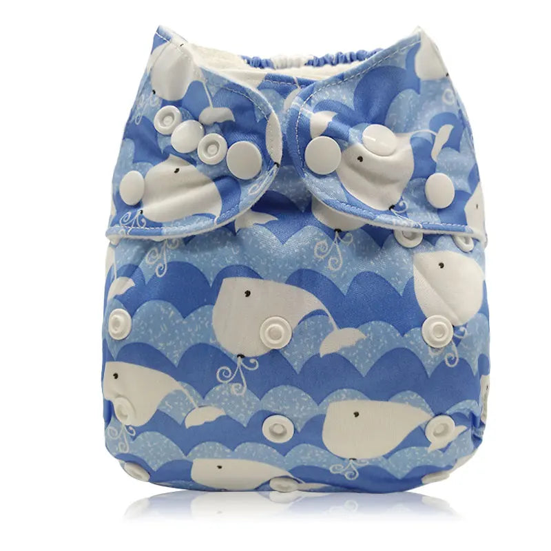 Reusable cloth diaper for baby - washable diapers, suitable for 3-15 kg.