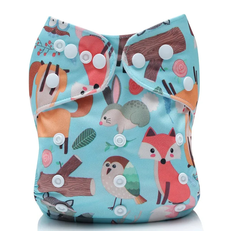 Reusable cloth diaper for baby - washable diapers, suitable for 3-15 kg.