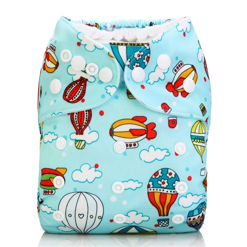 Reusable cloth diaper for baby - washable diapers, suitable for 3-15 kg.