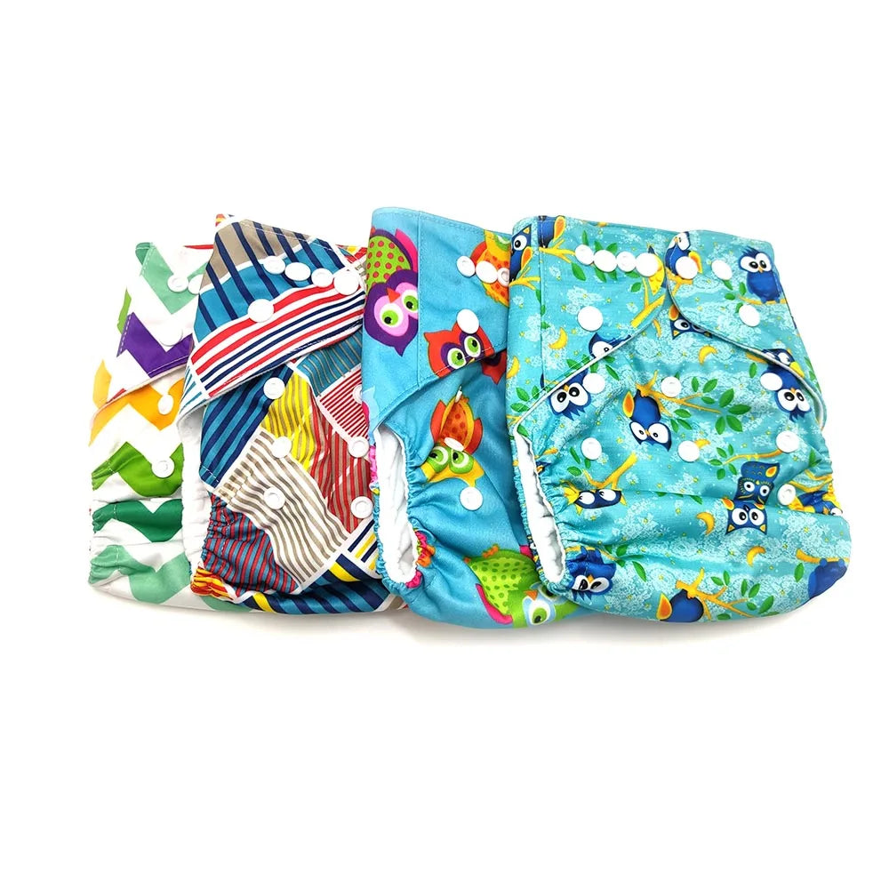 Reusable cloth diaper for baby - washable diapers, suitable for 3-15 kg.