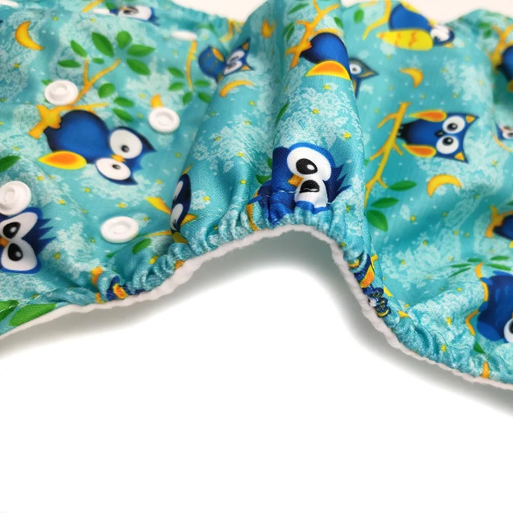 Reusable cloth diaper for baby - washable diapers, suitable for 3-15 kg.