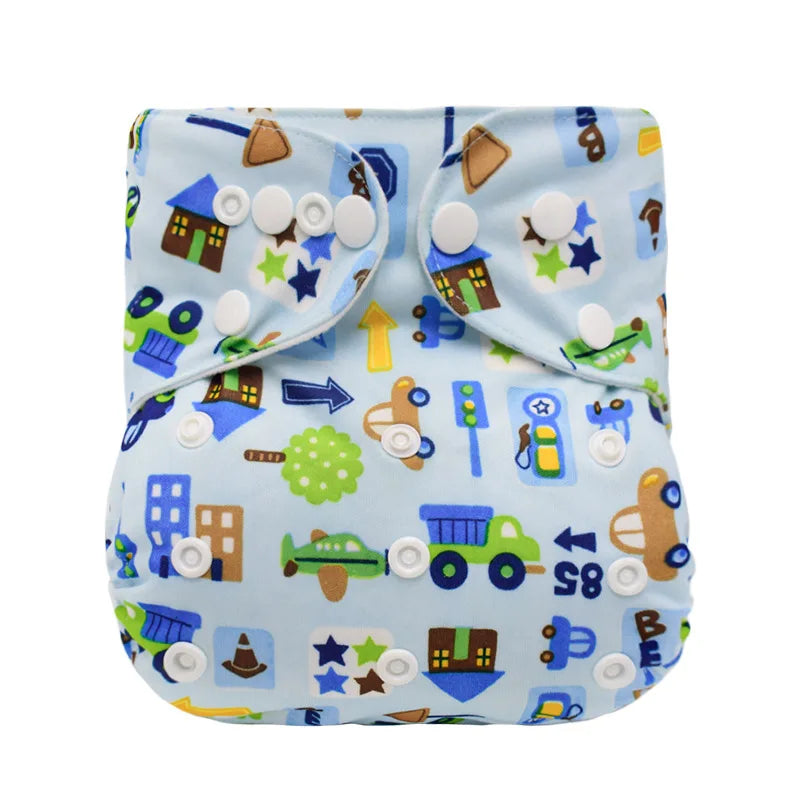 Reusable cloth diaper for baby - washable diapers, suitable for 3-15 kg.