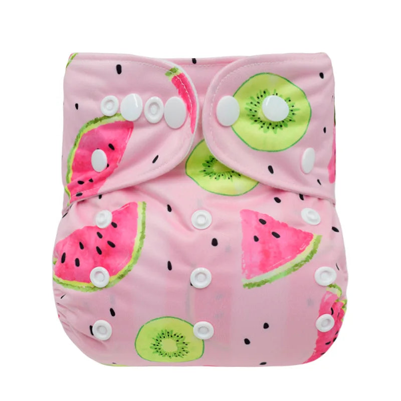 Reusable cloth diaper for baby - washable diapers, suitable for 3-15 kg.