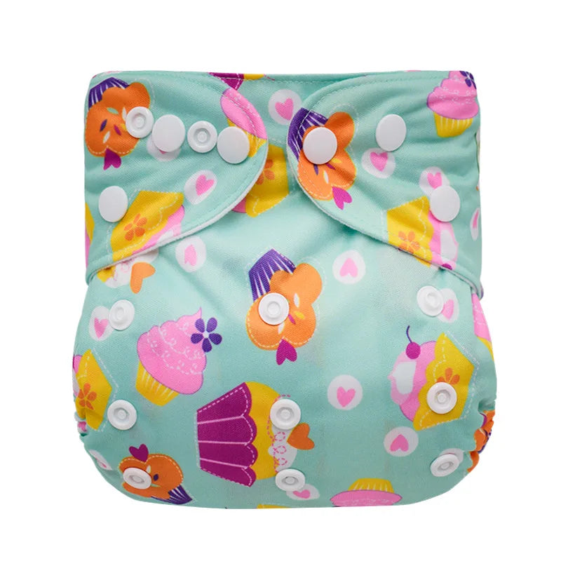 Reusable cloth diaper for baby - washable diapers, suitable for 3-15 kg.