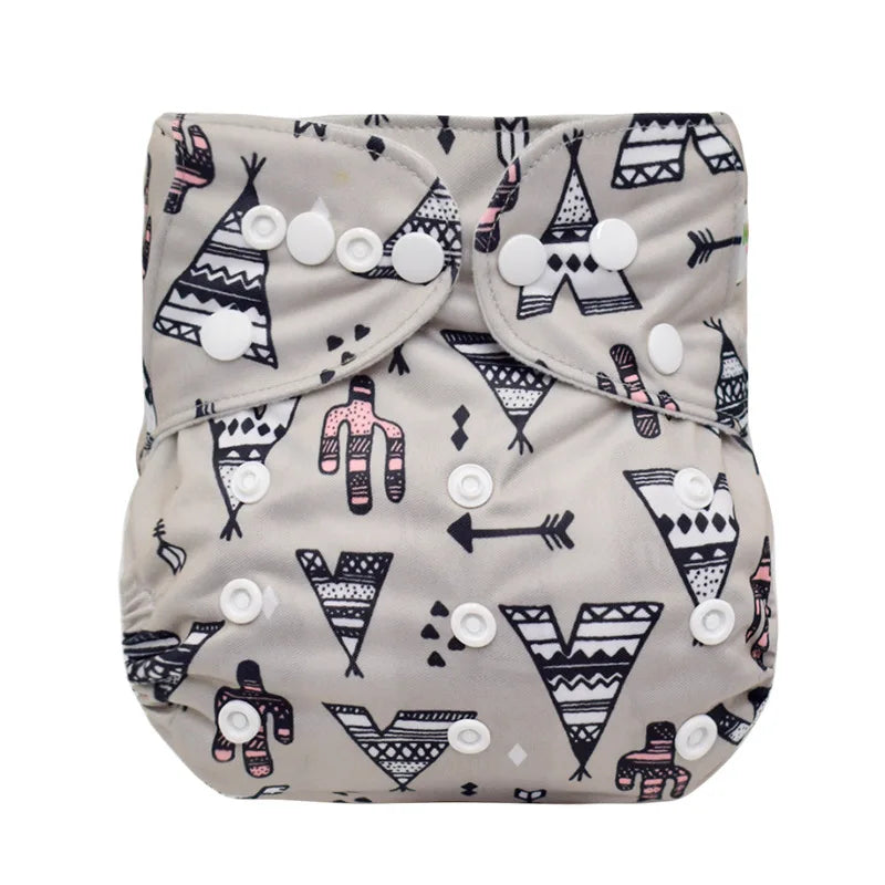 Reusable cloth diaper for baby - washable diapers, suitable for 3-15 kg.